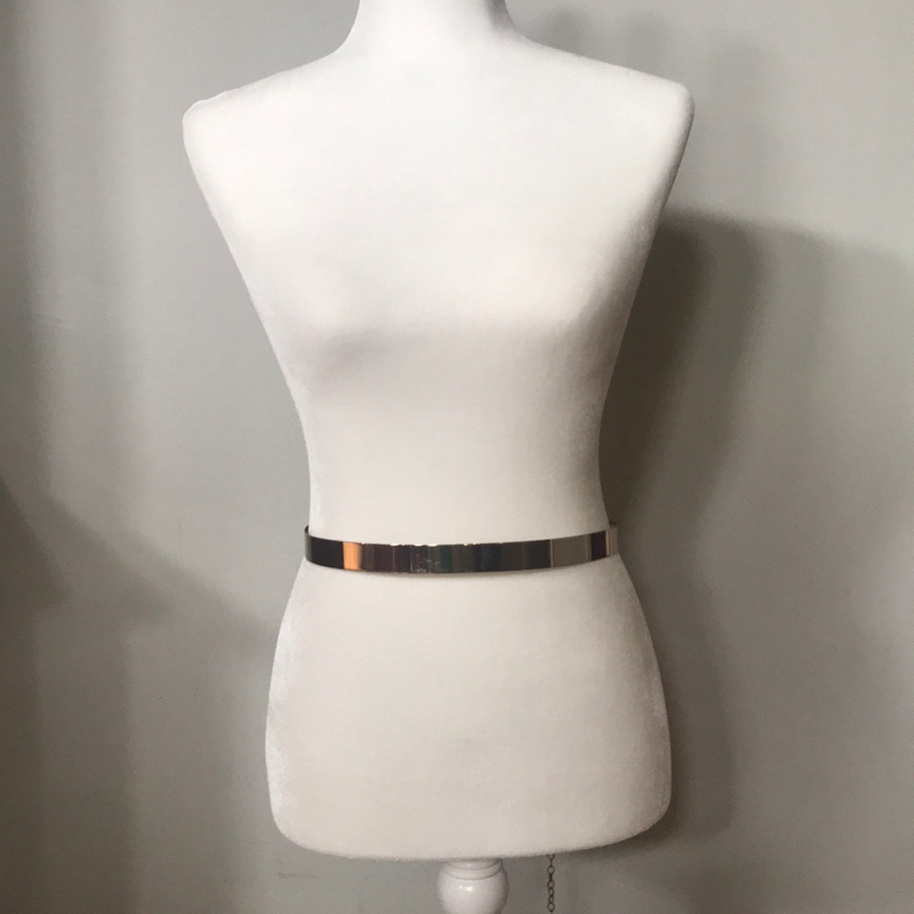 Gold belt with chain